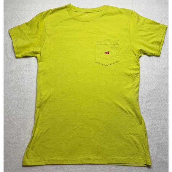 Southern Marsh Duck T-Shirt Womens Large Neon Green New - Picture 1 of 6